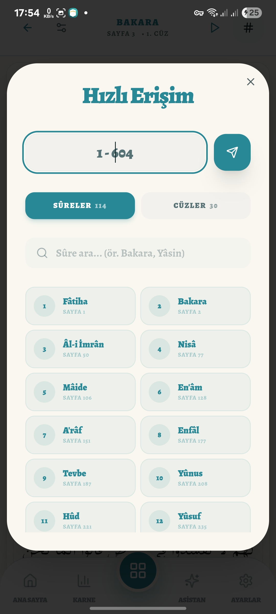 Hızlı Erişim