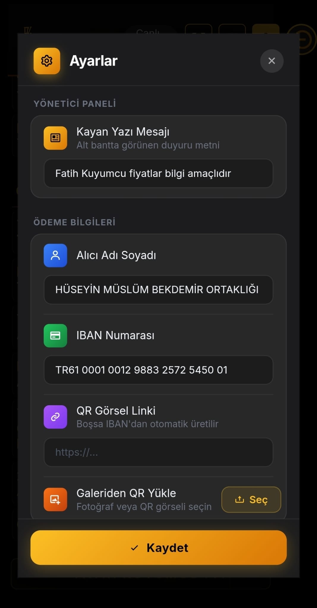 Ekran Ayarları